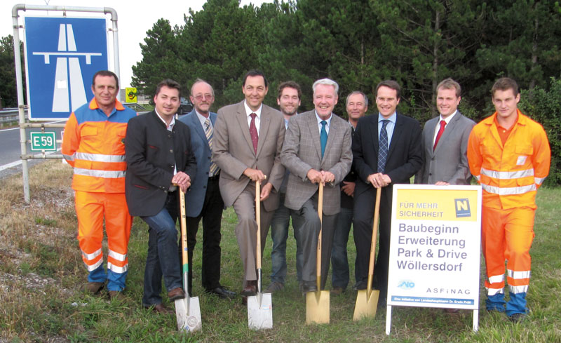 Erweiterung Park & Drive Parkplatz Wöllersdorf